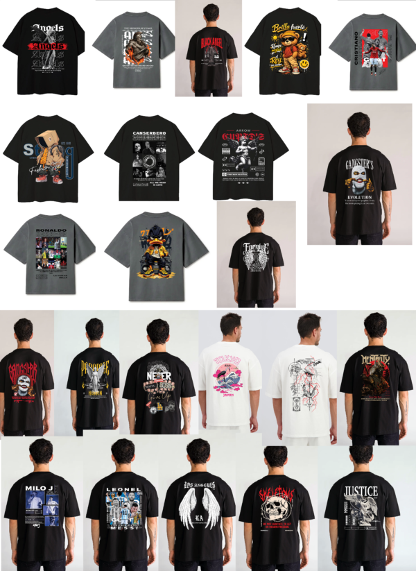 Te traigo 50 diseños DTF listos para imprimir 👕